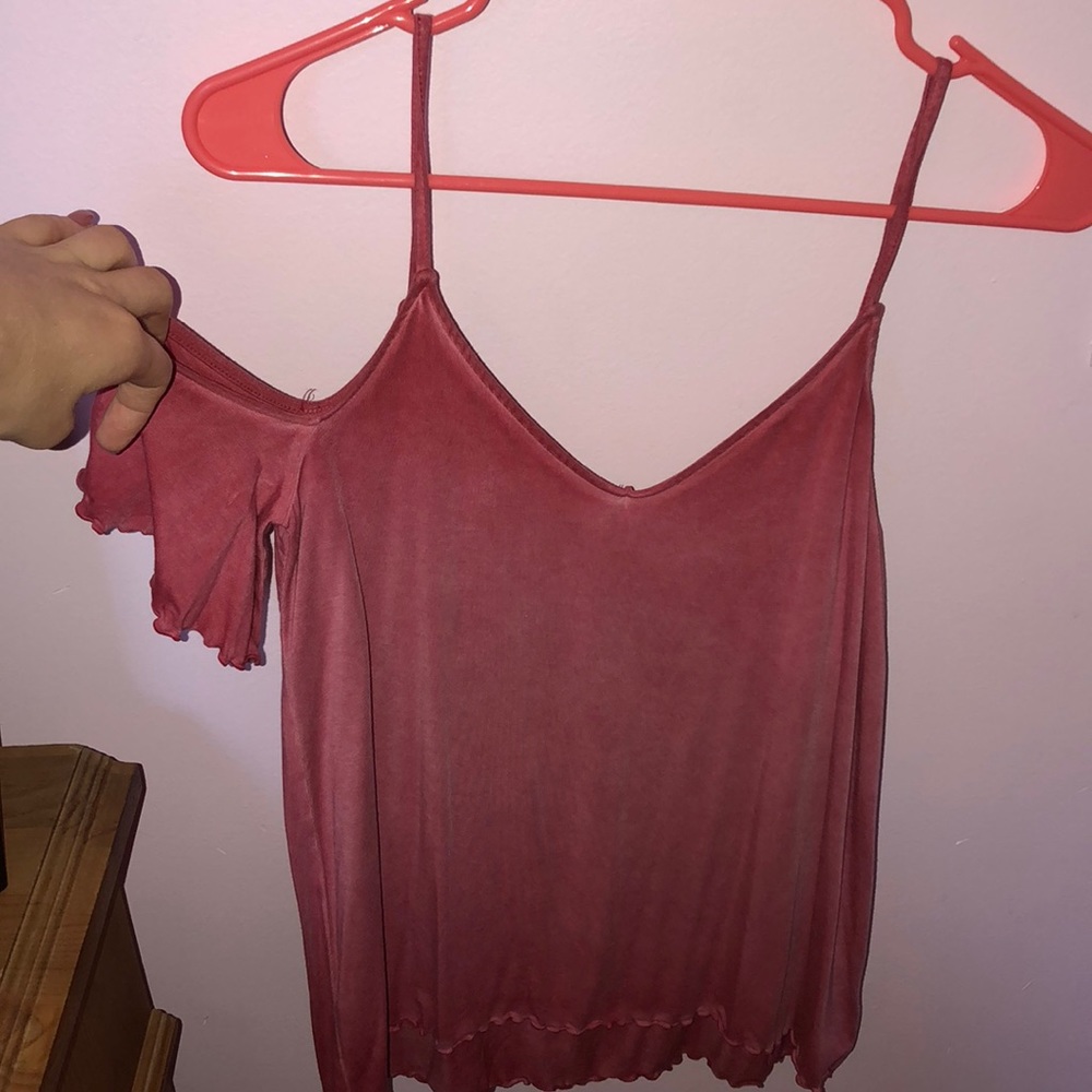 American eagle off the shoulder top